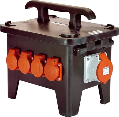 Immagine prodotto di Distributore di corrente da cantiereM1 400V in gomma piena