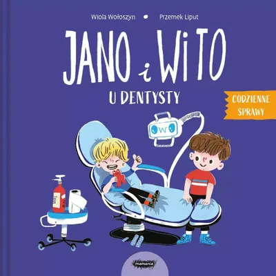Image de Jano et Wito chez le dentiste