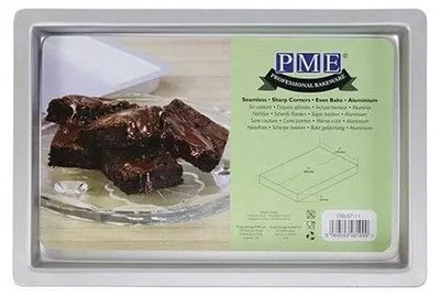 Produktbild von PME OBL07111, Kuchenform, Rechteckig, Flache Oberfläche, Aluminium, Aluminium, Aluminium