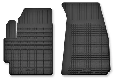 Produktbild von Gummi-Fußmatten Vorne für Skoda Citigo 2011- (Schrägheck) – 2-tlg, Schwarz, Semi-Universal, angepasst – Wielganizator Semi-Universal
