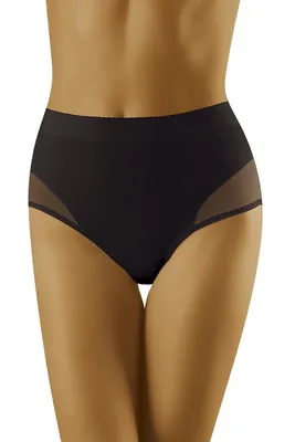 Produktbild von Wolbar miederslip dame shapewear musterlos hoher bund wb302, schwarz, m