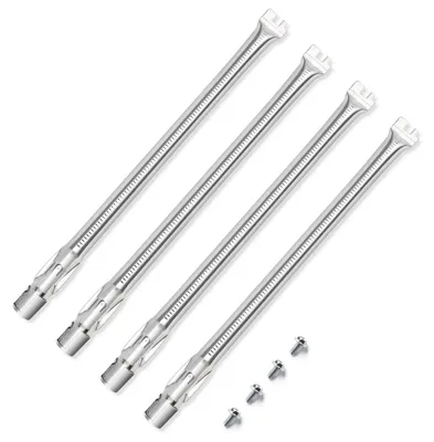 Image de 49,5 cm : brûleur pour barbecue Weber Genesis 300 - lot de 4, en acier inoxydable