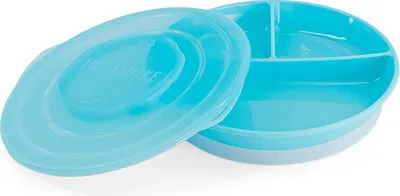 Produktbild von Twistshake Divided Plate 6+m (6 Farben) Pastel Blue