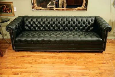 Produktbild von Chesterfield Design Polster Couch Leder Sofa Garnitur Luxus Textil Sofas #165