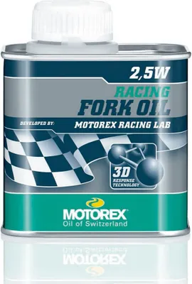 Zdjęcie produktu dla MOTOREX Racing Fork Oil 2,5W 250 ml – wysokowydajny olej do widelców przeznaczony do nowoczesnych widelców...