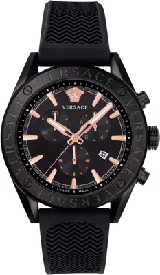 Produktbild von Versace Herren Uhr Armbanduhr Chronograph V-Chrono VEHB00419 Silikon