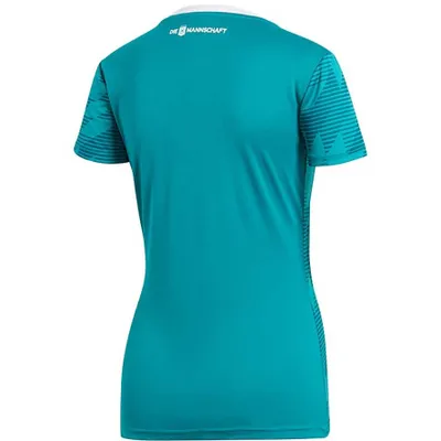 Produktbild von Adidas Germany Away Replica Jersey, T-Shirt, Erwachsener, Weiblich, Grün, Weiß, Muster, M