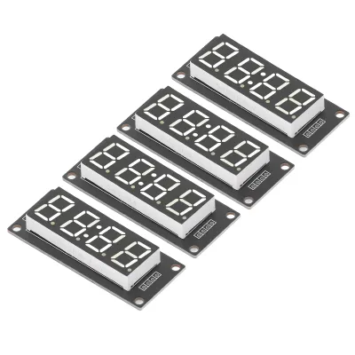 Produktbild von 4-stellige Digitalröhre,4-stellige Röhre,4-stelliges Digitalanzeigemodul,4-stellige digitale LED-Anzeigeröhre,7-Segment-Uhrenmodul,TM1637-Modul