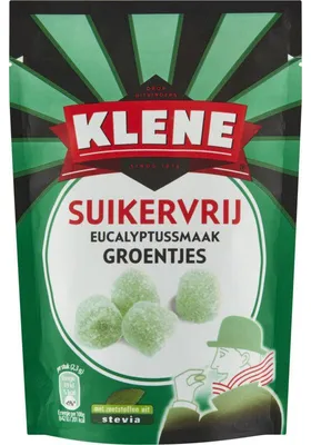 Produktbild von Klene Groentjes Suikervrij 90g – Zuckerfreie Fruchtgummis, leckerer Snack