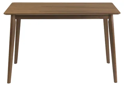 Immagine prodotto di Miliboo - Tavolo da pranzo rettangolare in legno scuro di noce, L 120 cm, ELION