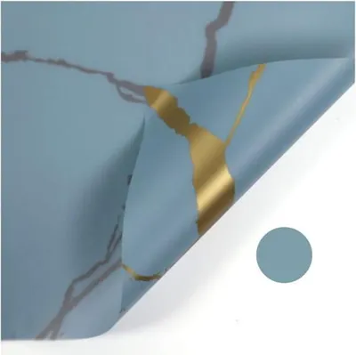 Produktbild von Floristische Folie - "Marble" Pastellgrün - Bögen 58x58 cm - 20 Stück