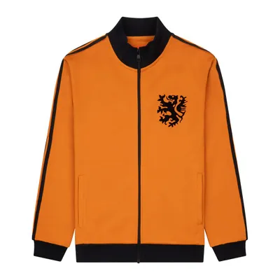 Produktbild von Cruyff - Niederlande Retro Trainingsjacke WM 1974 - Orange