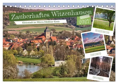Produktbild von Zauberhaftes Witzenhausen (Tischkalender 2027 DIN A5 quer), CALVENDO Monatskalender