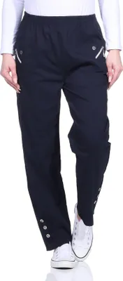 Produktbild von Sommerhose Stretch mit Gummizug 38-54 für Damen leichte Hose gekürzte Beinlänge