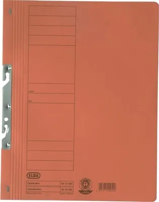Produktbild von Einhakhefter kfm. Heftung ganzer Vorderdeckel Karton orange