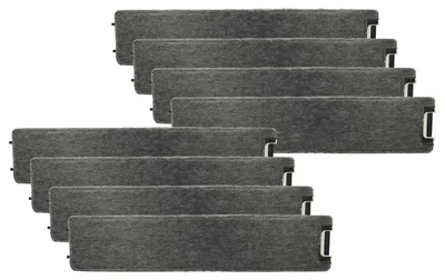 Produktbild von vhbw 8x Aktivkohlefilter kompatibel mit Küppersbusch EDIP612, EDIP648, EDIP649, EDIP948, 501097 Dunstabzugshaube - 50 x 10,4 x 3 cm