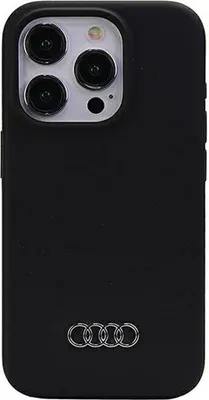 Image de Audi Silicone Case Iphone 15 Pro Max 6.7 Black/Black Hardcase Au-Lsrip15Pm-Q3/D1-Bk