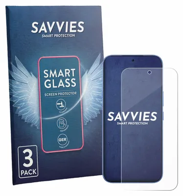 Produktbild von 3x Savvies Schutzglas Folie für Infinix Note 60 Pro 9H Panzer Schutzfolie Glas Displayschutz klar transparent