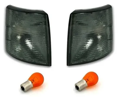 Für VW T4 1990-2003 Frontblinker Blinker Schwarz LINKS + RECHTS in der Farbe Schwarz von AD TUNING GmbH & Co. KG