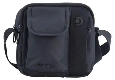Produktbild von Discovery Schultertasche Downtown aus rPet Polyester-Material Black One Size