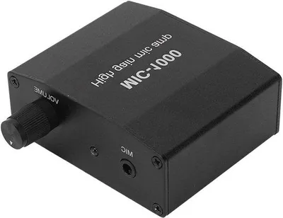 Produktbild von High Gain Microfoonversterker, 1000-voudige Verstärker mit Accessoireset, Schwarz