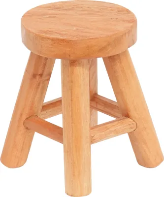 Obrázek produktu pro Rostlinná stolička "MALIK" | Mahagonové dřevo, 19 cm | Malá květinová stolička