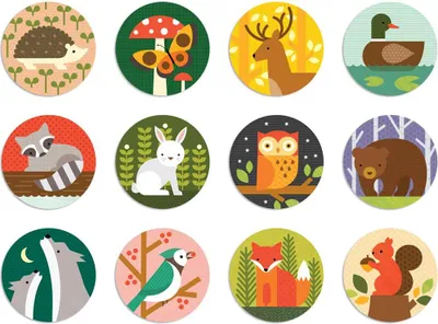 Imagen del producto de Juego de memoria: Animales del bosque, versión 2