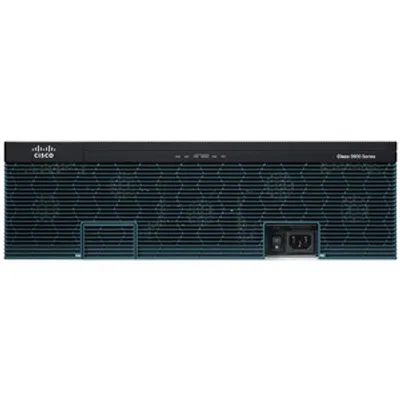 Produktbild von Cisco 3900 3945 Router - 3 Anschlüsse - PoE Ports - Management-Port - 17.0 - 1 GB - Gigabit-Ethernet - 3U - Rackmontage