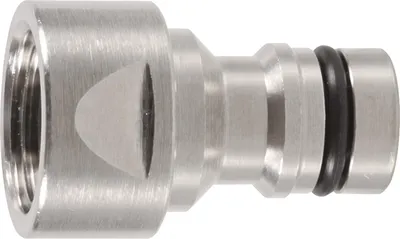 Produktbild von GEKA plus-Hahnstecker "Stecksystem" ; IG G 1/2" MS Ni
