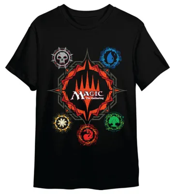 Produktbild von Magic the Gathering Mana-Symbole T-Shirt fü r Erwachsene