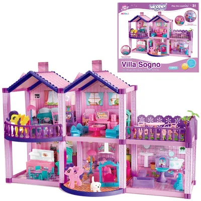Image de Maison de poupées Woopie Pony « Pony Fantasy Villa » – 120 pièces