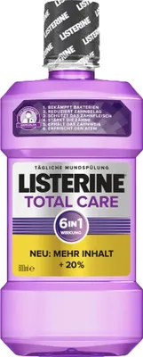 Produktbild von Listerine, Total Care, Antibakterielles Mundwasser, 600 ml