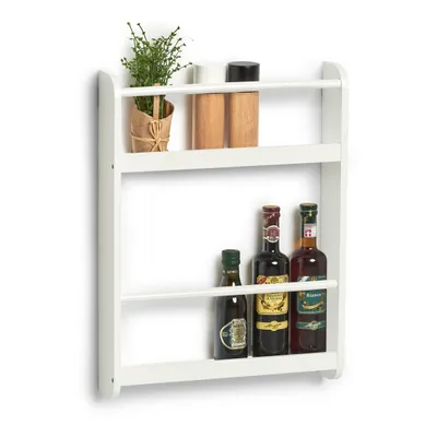 Produktbild von Zeller Wandregal m. 2 Ablagen, MDF, weiß, 42 x 9 x 56 cm
