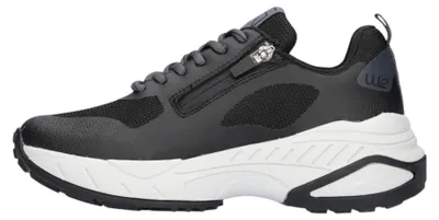 Immagine prodotto di Scarpe da ginnastica da donna Waldläufer, modello stringato, colore nero, ideali per il tempo libero