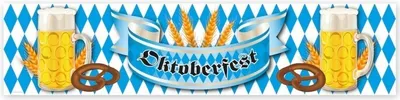 Produktbild von Strassenbanner Bier Fest Bayern Deko Banner Dekoration Oktober