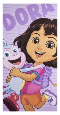 Obrázek produktu pro Plážová osuška Dora průzkumnice 70 x 140 cm