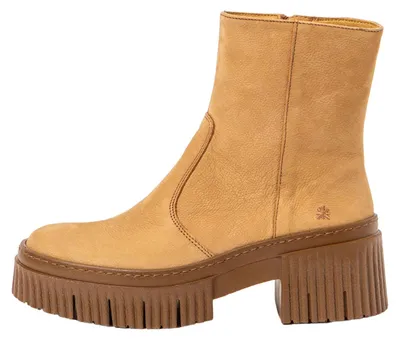 Image de Art Bottines à talons pour Femme 1374 NOBUCK KARAMEL/YORK Couleur Jaune