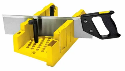 STANLEY BLACK+DECKER Gehrungskasten mit Säge STANLEY Gehrungskasten mit Universal-Rückensäge 350 mm 14 Zähne/Zoll