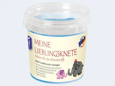 Produktbild von Feuchtmann 628 1517-8, Modellierlehm für Kinder, 2 Jahr(e), Modellierton, Blau