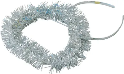 Produktbild von Silber Lametta Heiligenschein Kostümzubehör