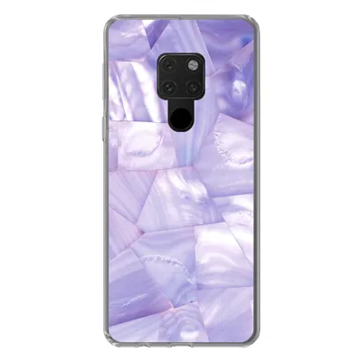 Produktbild von MuchoWow® Handyhülle Schutzhülle Hülle für Huawei P40 Lite Naturstein - Muster - Perlmutt Silikon Softcase Handy Hülle - Handy
