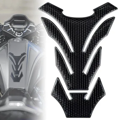 Produktbild von Motorrad Tankpad Tankschutz 3D Protector Universell Schwarz 22x14 cm PVC