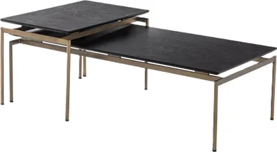 Zdjęcie produktu dla Stolik Sofa Stolik do salonu Stolik kawowy Stolik boczny 2 szt