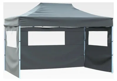 Produktbild von Faltzelt mit 3 Wänden 431x291x315 cm in Anthrazit