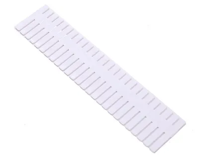 Produktbild von 4PCS Schubladenteiler Organizer Kunststoff Aufbewahrungstrennwand Home Verstellbare SchindelWeiß verlängert 47x7CM