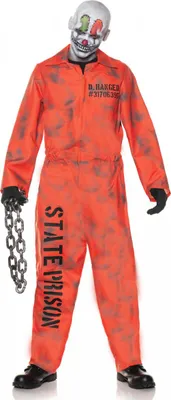 Produktbild von Deranged US Sträflings Halloween Kostüm Größe: XXL