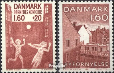 Produktbild von Briefmarken Dänemark 1981 Mi 722,738 (kompl.Ausg.) postfrisch Kinderhilfswerk