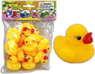 Immagine prodotto di paperelle da bagno giallo 12 pezzi 3 cm