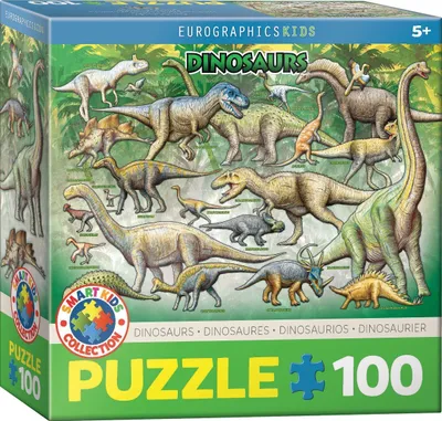 Image de EUROGRAPHICS Puzzle Dinosaures 100 pièces