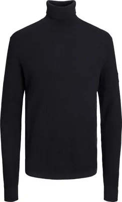 Zdjęcie produktu dla Sweter Jack & Jones Sweter z dzianiny waflowej z golfem i naszywką z logo
